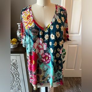 Johnny Was Nellie Bamboo Tee Sz. XL